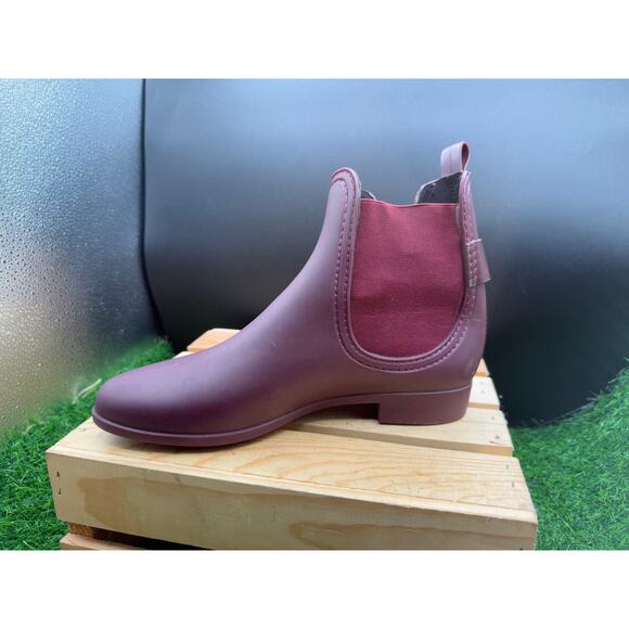 Henry Ferrera- Burgundy- Rain Boots- Size 9US/EU40W - Picture 6 of 10